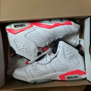 White Infared Air Jordan Retro 6
